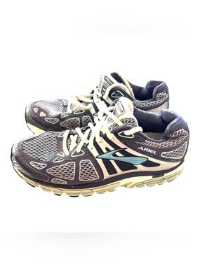 Brooks Navy Turquoise Ariel 14 Running Sneakers SZ 8.5 D Good Condition